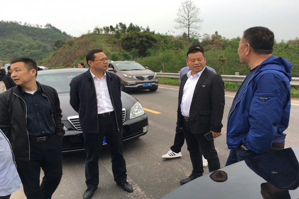 4.14蓮都區(qū)領(lǐng)導(dǎo)赴現(xiàn)場(chǎng)調(diào)研，關(guān)心支持公司發(fā)展后勁